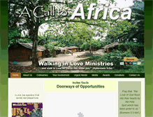 Tablet Screenshot of acalltoafrica.com